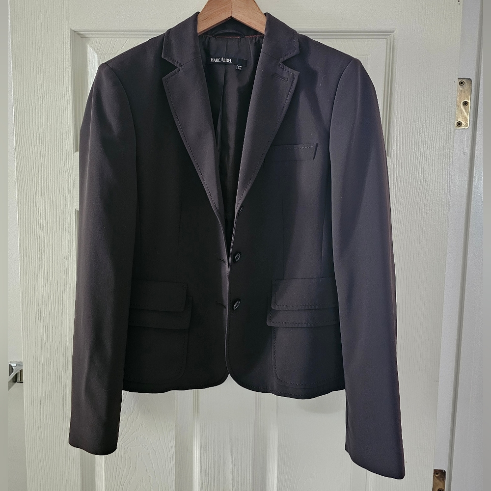 Marc Aurel dark chocolate blazer